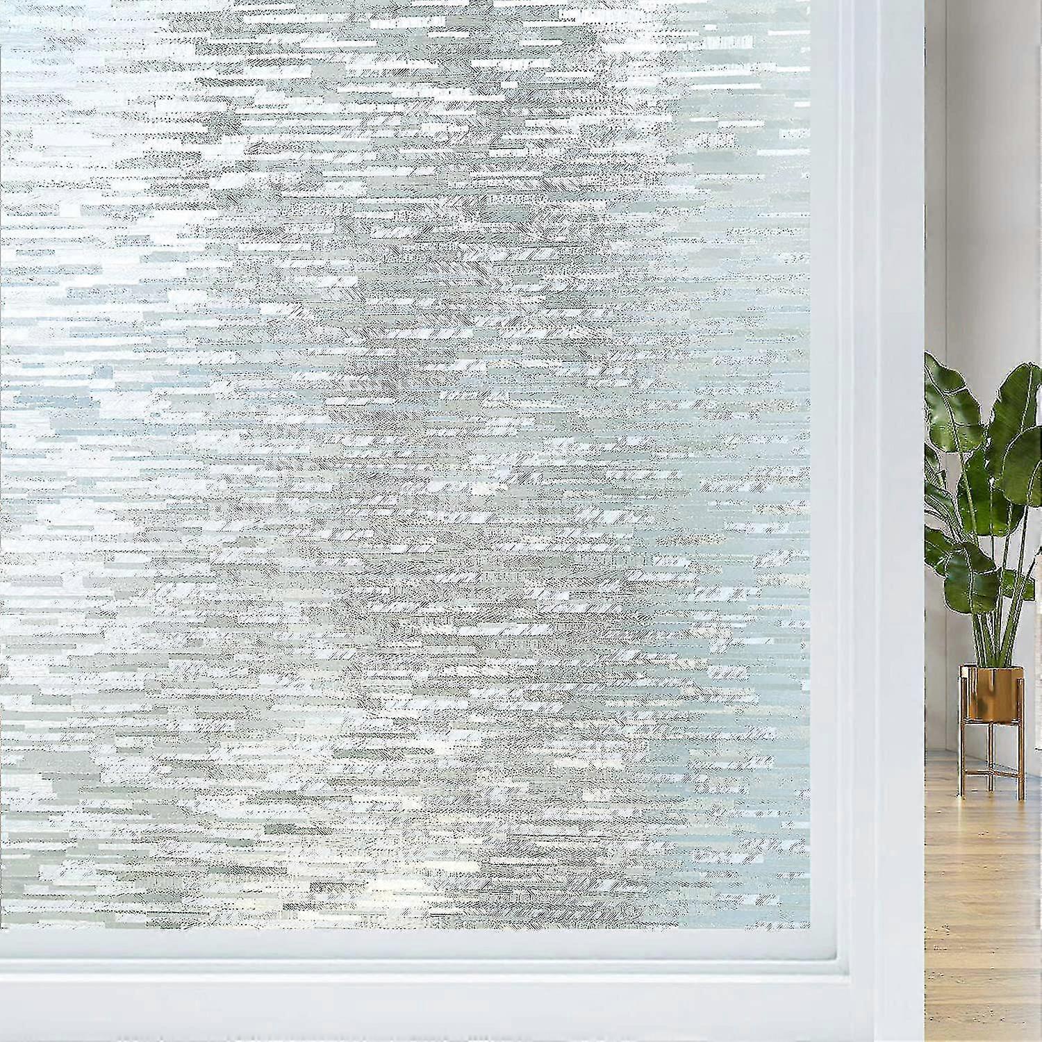 Window Privacy Film, Frosted Glass Window Film, Static Uv Blocking Window Clings