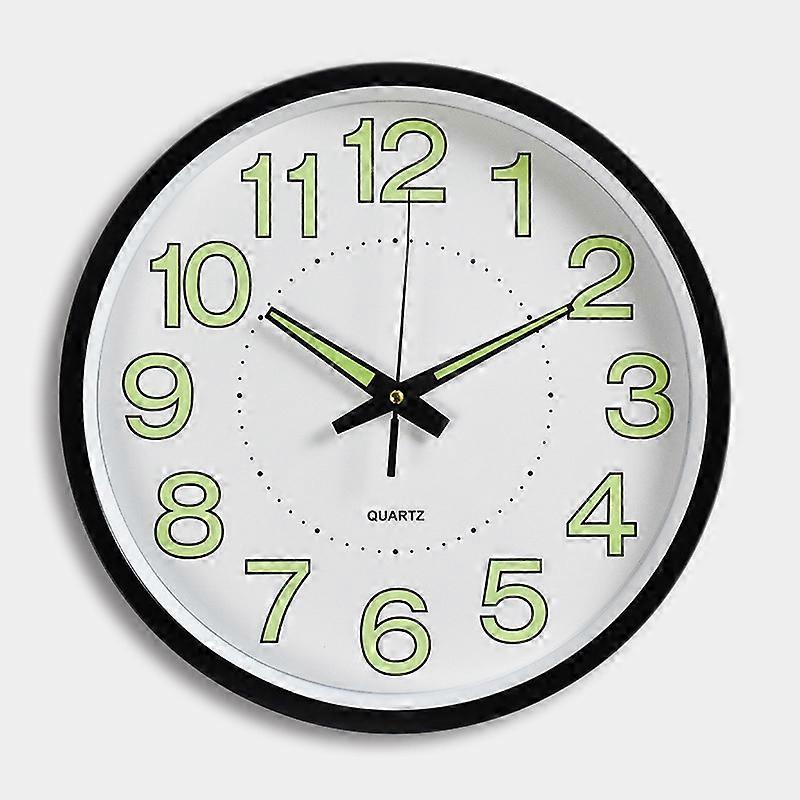 Silent Alarm Clock Non-ticking Analog Alarm Clock With Warm Light Glow In The Night Alarm Clock