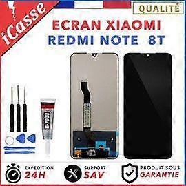 Lcd Screen + Touch Glass Xiaomi Redmi Note 8t Black + Tools + Glue