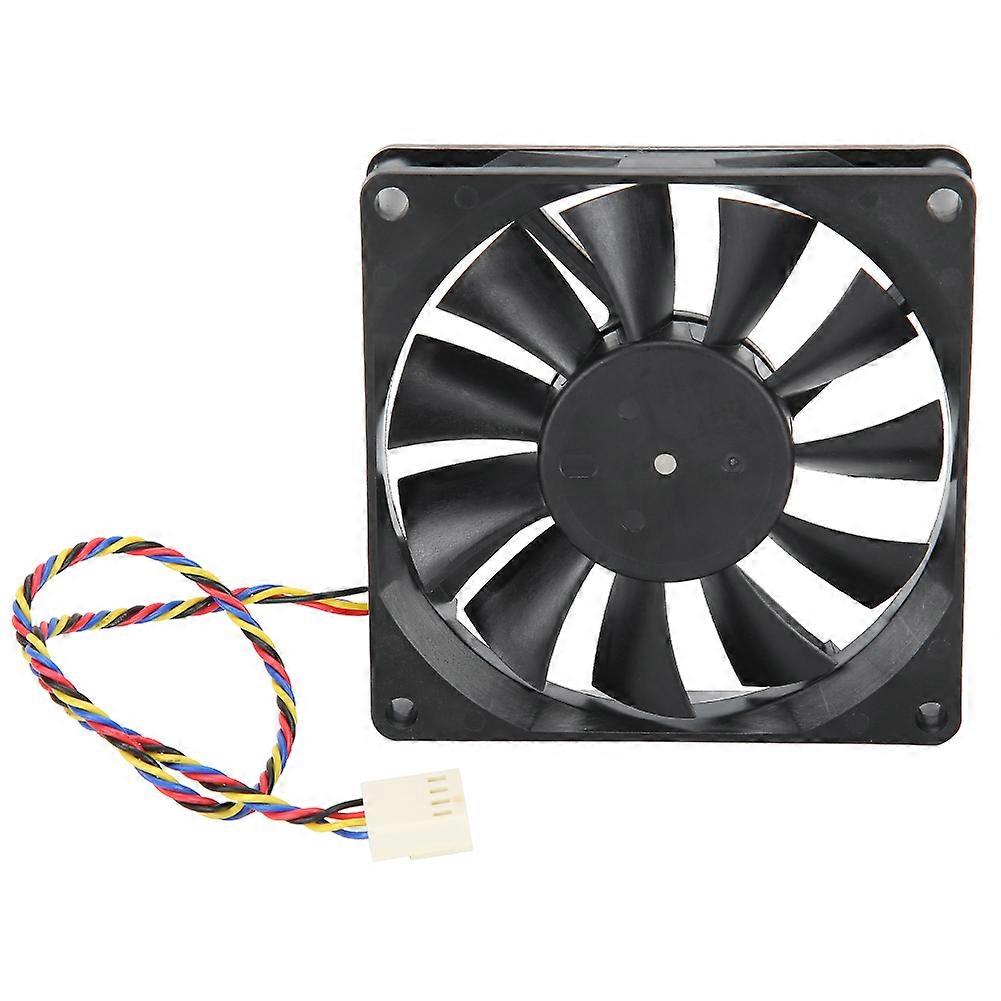 8cm 12V 0.50A 5300rpm Cooling Fan 4 Wires PWM Temperature Control Cooler for Mainframe Box