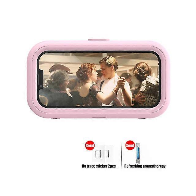 Rotatable Waterproof Shower Touch Sensitive Wall Mounted Phone Holder For Bathroom Kitchen