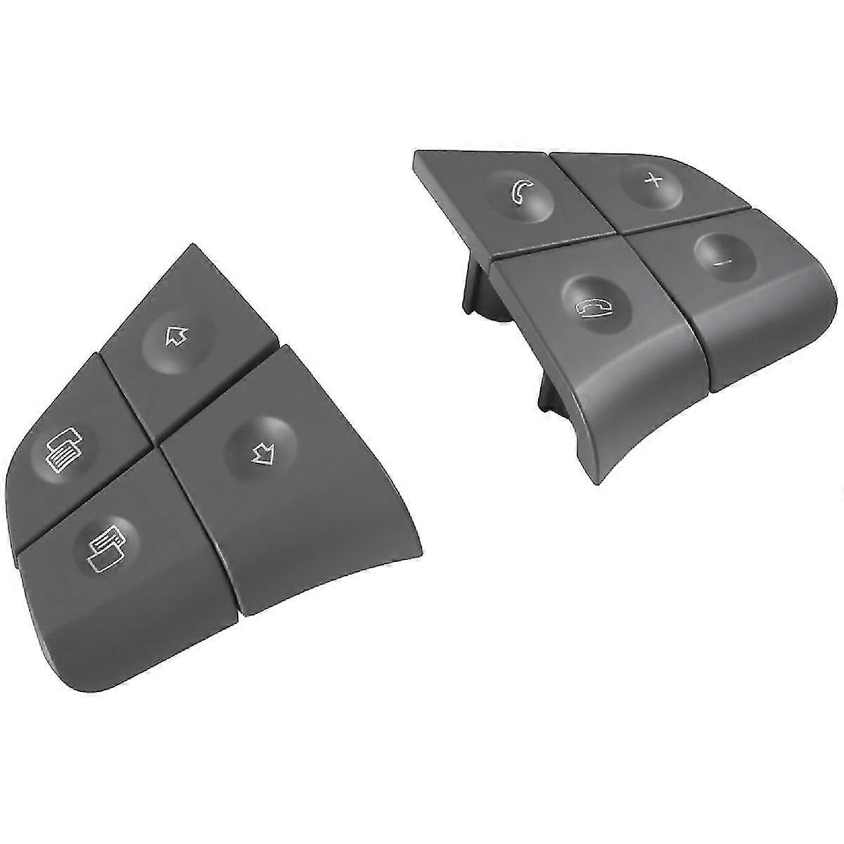 Grey 4 Keys Steering Wheel Button Multi-function Switch Button Switch Button For - Ml B R