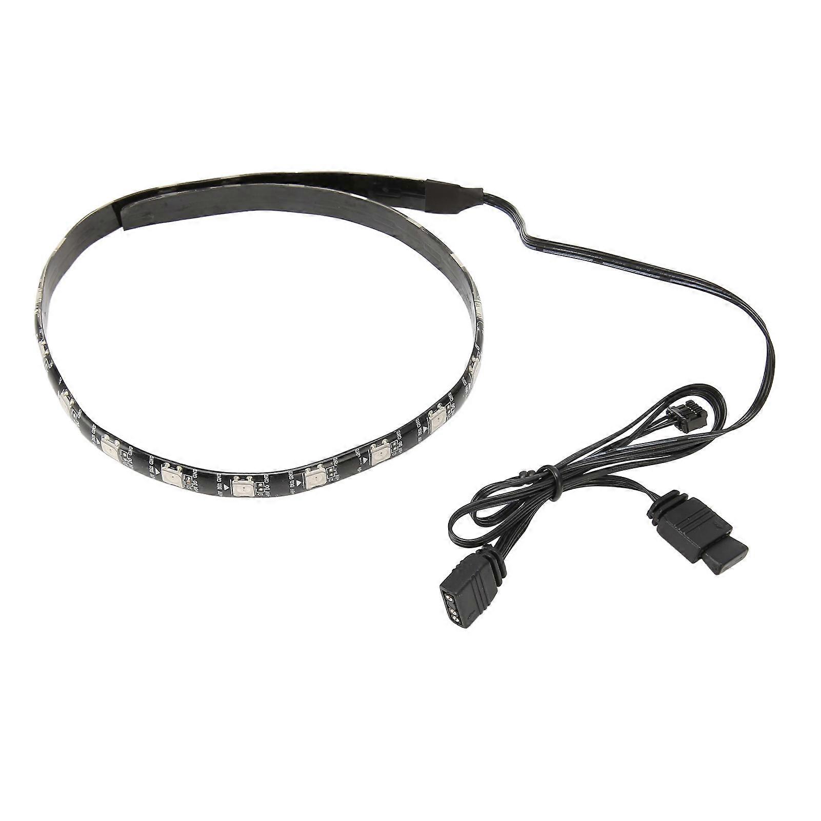 PC LED Light Strip 15.7in Magnetic 5V ARGB Aura Sync Customizable PC Case LED Strip for Computer Chassis Decoration