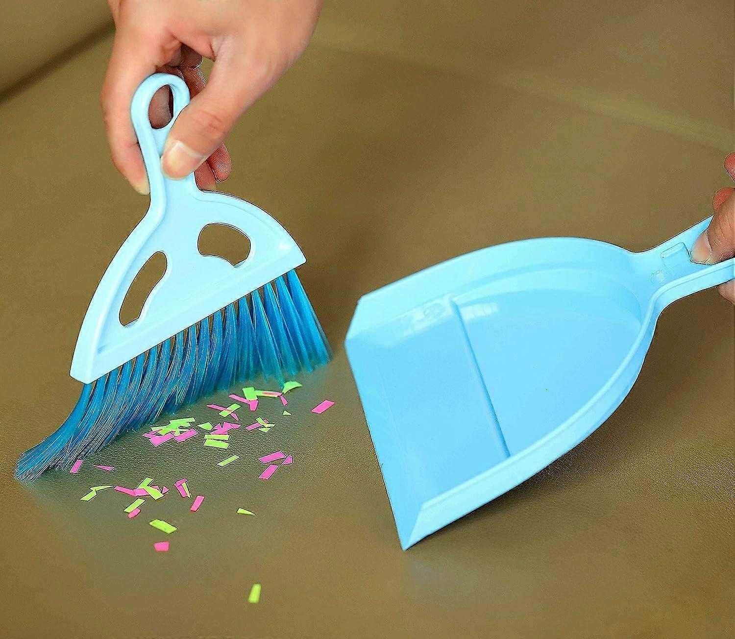 Sweeper - Mini Dustpan with Sweeper - Desk, Bed, Keyboard, Computer Host, Cabinet, Kids Toys