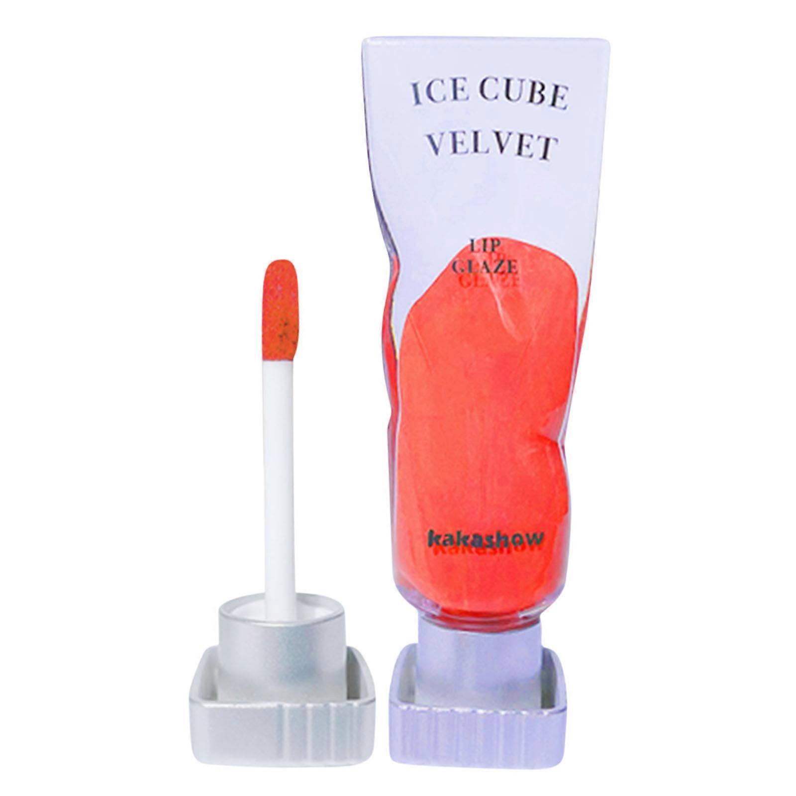 Red Non-fading Long Lasting Lip Gloss Lip Plumper Gloss 4ml