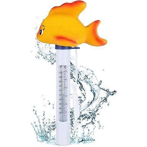 Lille gul croaker termometer-gul gullfisk