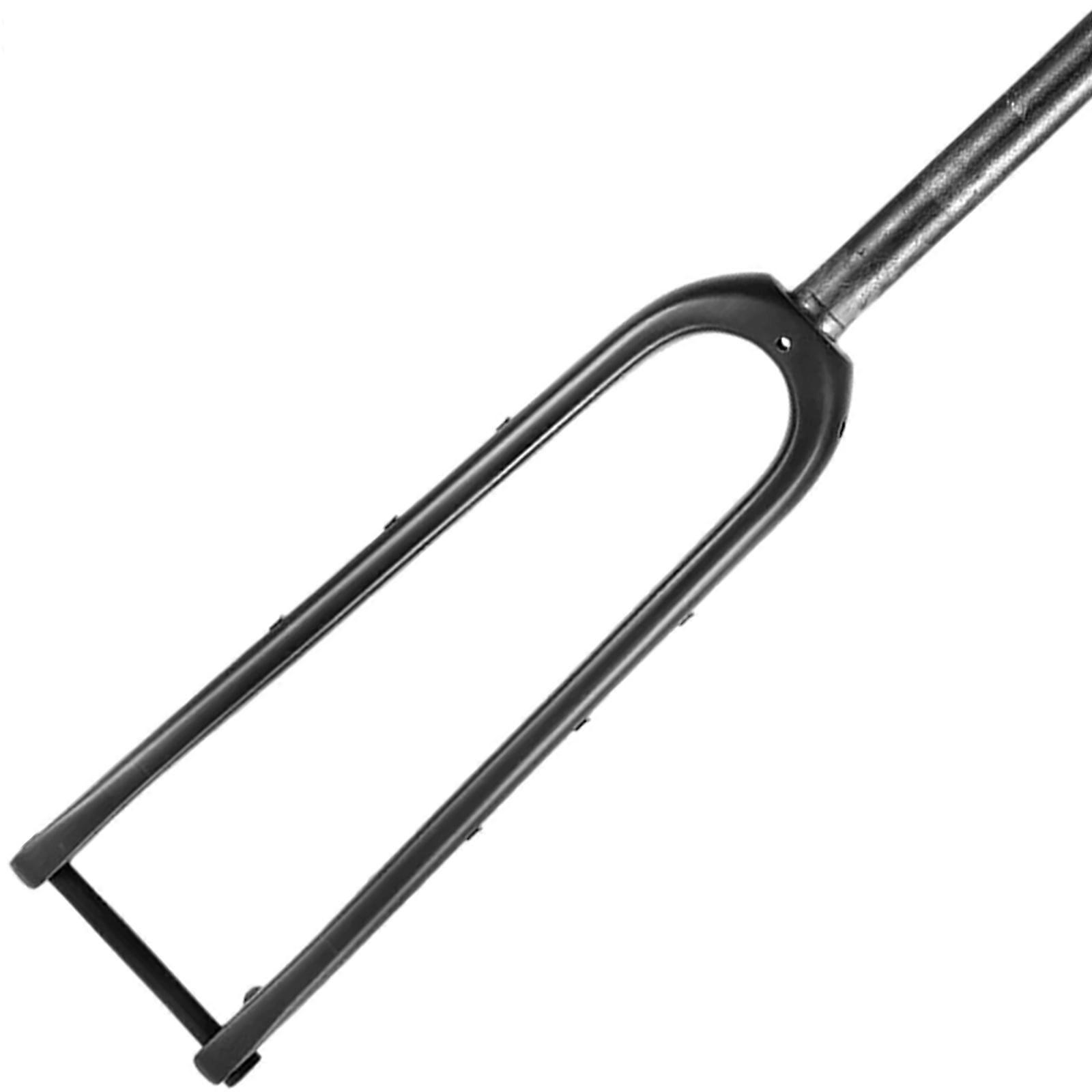 700C Karbon fiber Yol CX Çakıl Bisiklet Çatalı 1 1/8 Düz montajlı Disk Fren Çatalı