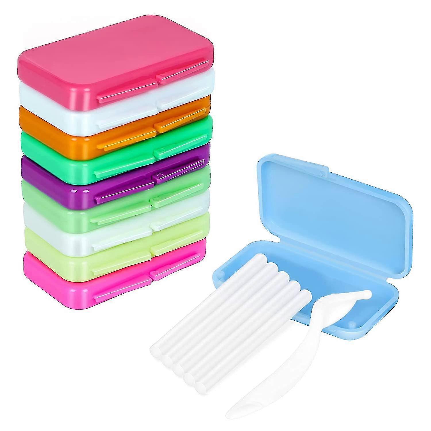 10 Pack Zahnspangen Wachs Zahnwachs für Zahnspangen Aligner - Lebensmittelqualität