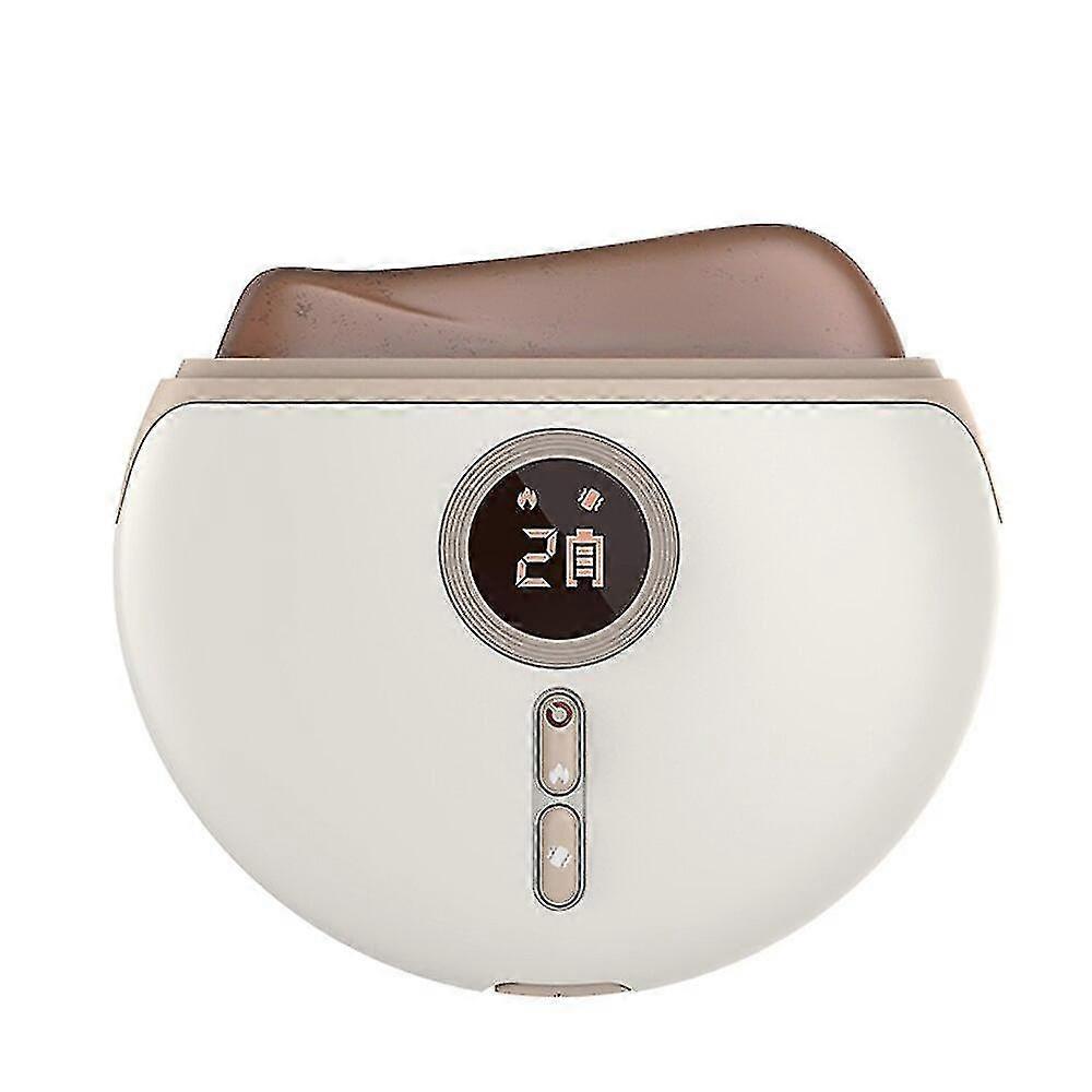 Ny elektrisk Gua Sha massager värme vibrationer nacke ansikte lyft röd infraröd antirynk ansikts hudvård massageverktyg gratis frakt