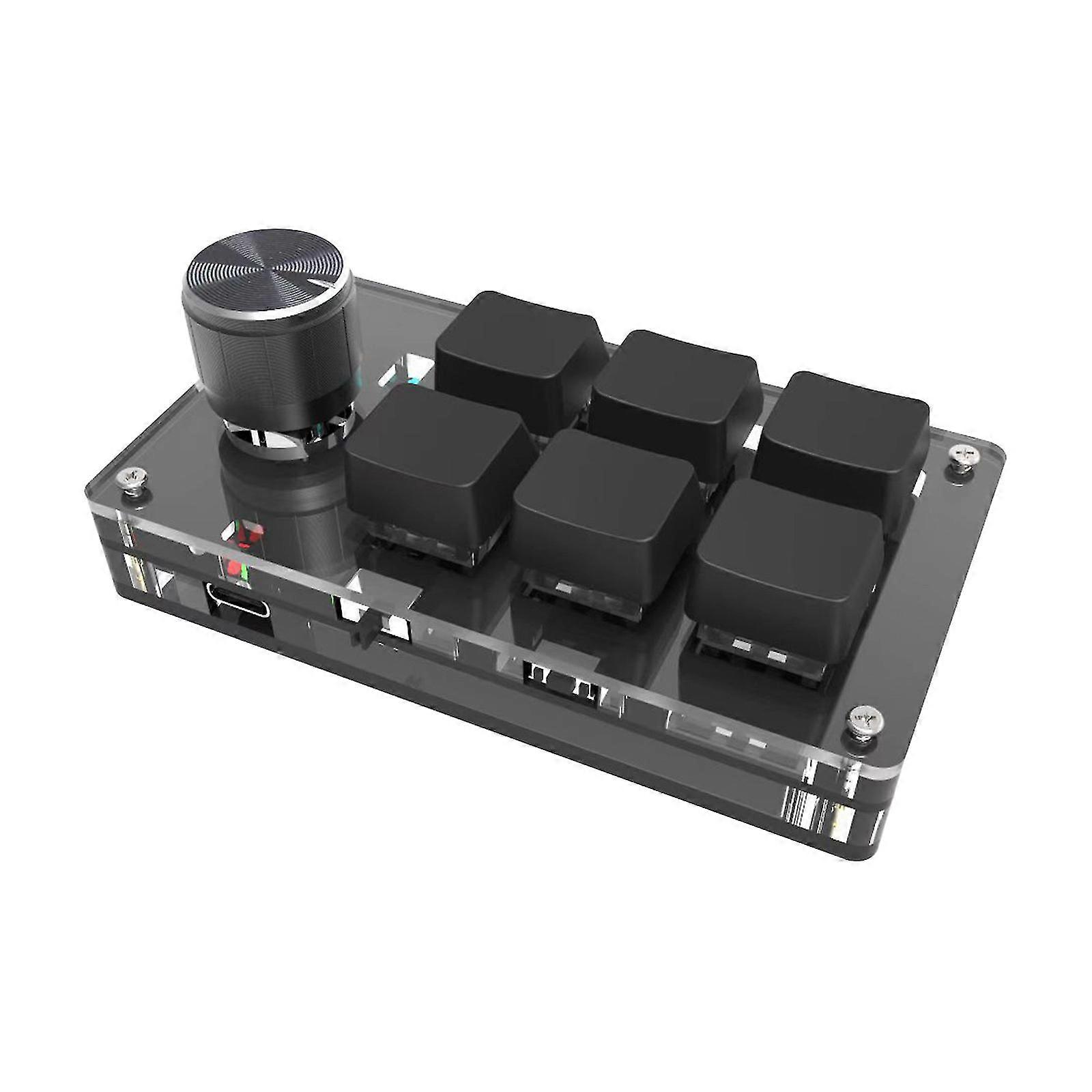 Black Friday Boxing Day 6-key Custom Keypad Customized Keypad Copy And Paste E-sports Osu Game Mini Mechanical Keyboard Without Rgb Lights