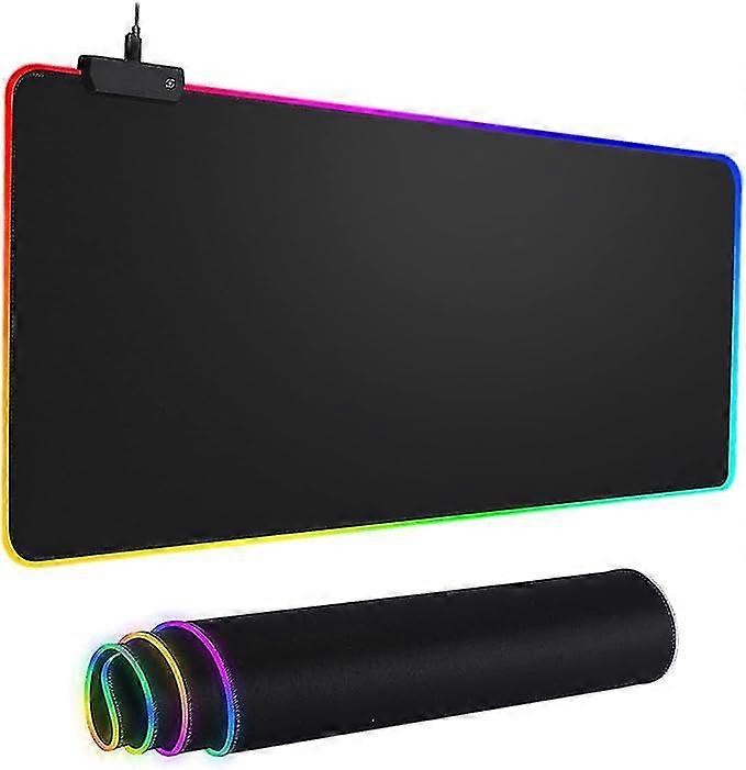 لوحة الماوس Rgb Mousepad ، لوحة ماوس كبيرة 800 * 300 مم ، حصيرة ماوس LED وكبيرة