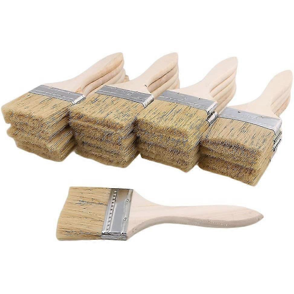 24pcs Paint Brushes 70mm Chip Paint And Varnish Brush Perfect For Wall And Wood Painting Stains Glu