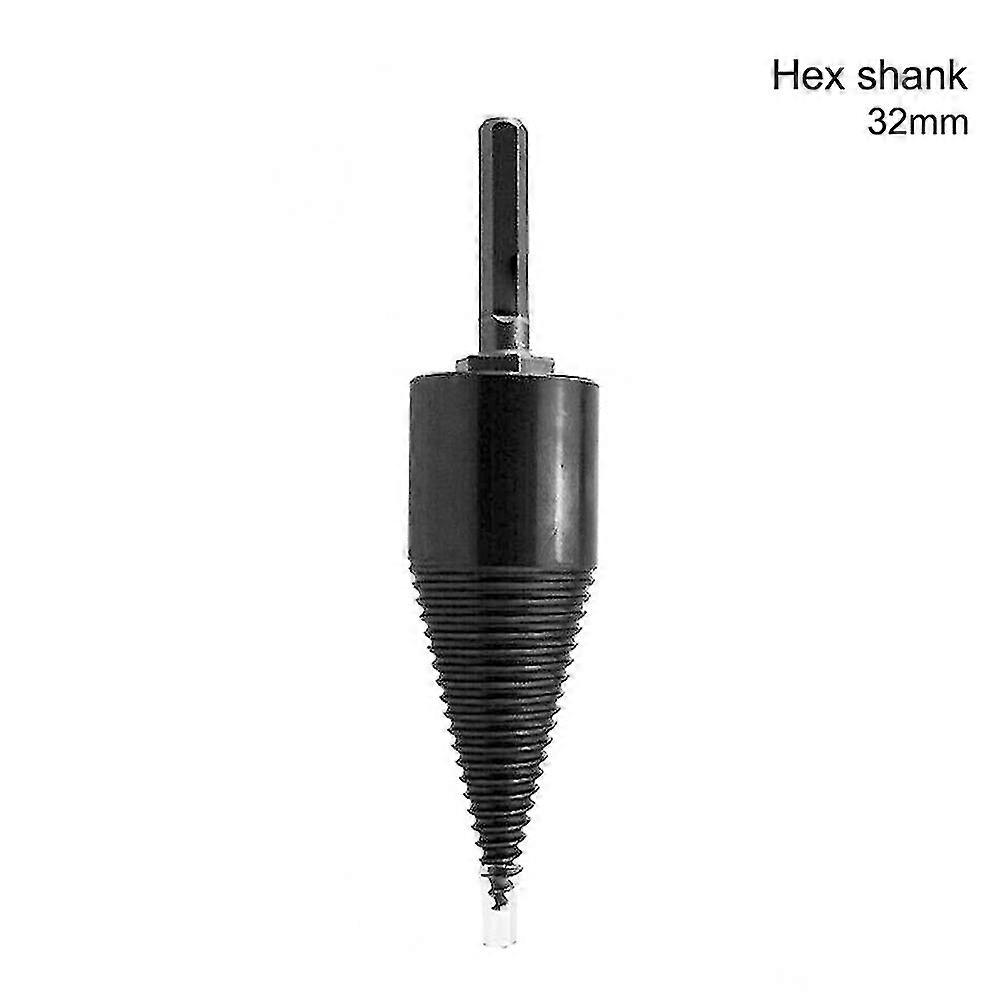Screw Splitting Firewood Drill Bit Punch Tool Cutting Hex Shank Wood Splitter
