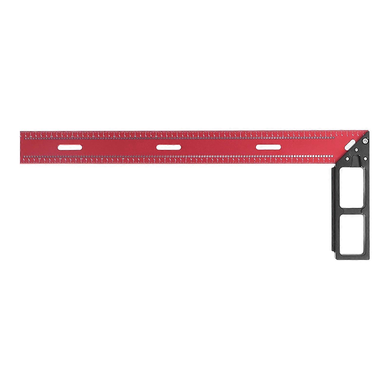 Square Measurement Ruler Accurate Aluminum Alloy for Woodworking Measuring Marking Scribing 42cm