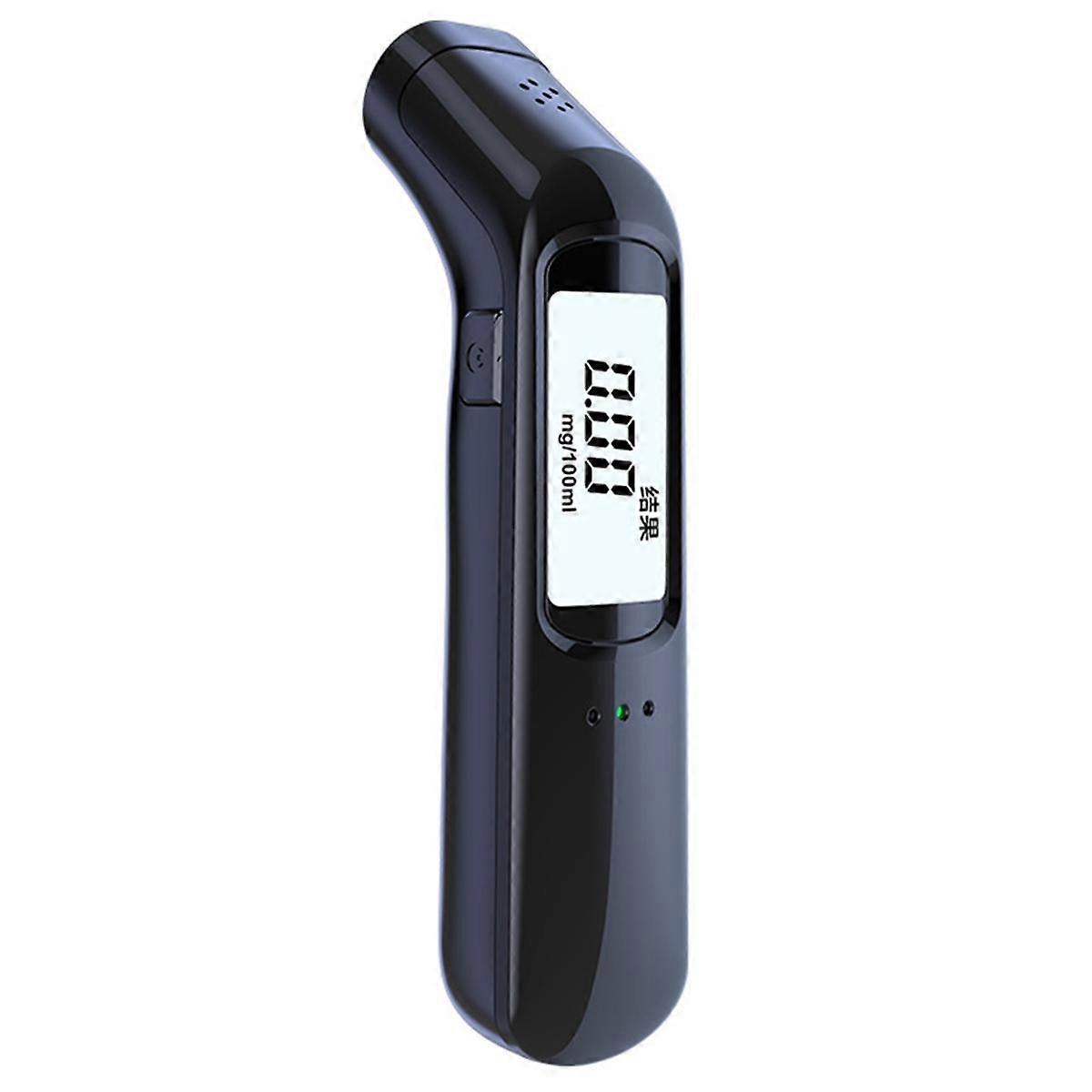 Etilometro portatile senza contatto con display a LED Etilometro Etilometro automatico ricaricabile Nero