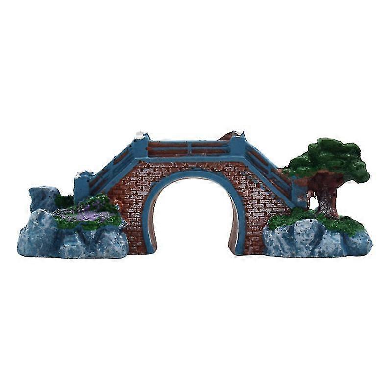 bridge resin craft bridge fish tank habitat aquarium decorative ornament