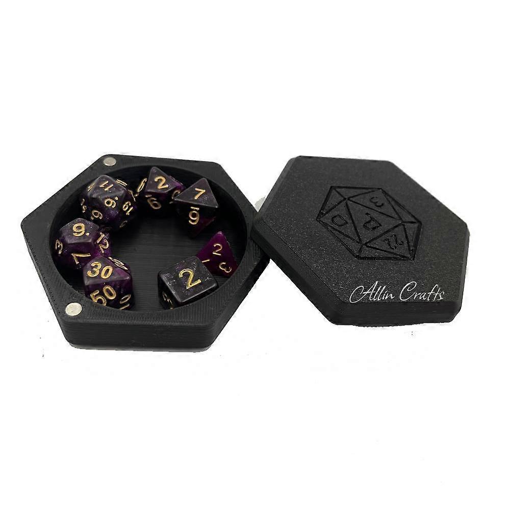 Dnd Dice Tray Acrylic Dice Box For Role Play Games Players, For Dungeons And Dragon Dice Collection Box Rpg Players Dice Tower