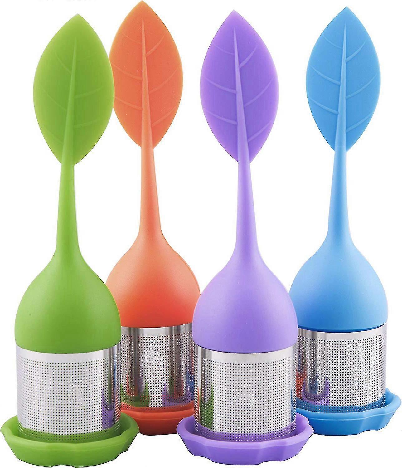4-pack Tea Infuser - Stainless Steel Fine Mesh Tea Filter With Bpa