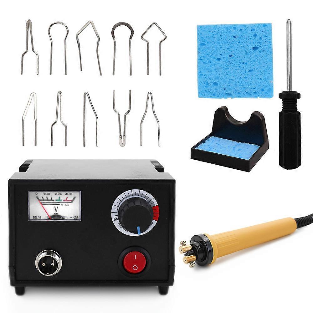 Professional Adjustable Temperature Mini Wood Burner Pyrography Pen Burning Machine Welding Tool Set With 10 Wire Tips
