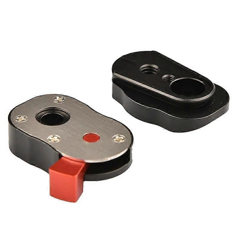 Aluminum Mini Field Monitor Quick Release Plate with 1/4 Screw For LCD Monitor Magic Arm LED Light Flash Camera Camcorder Rig