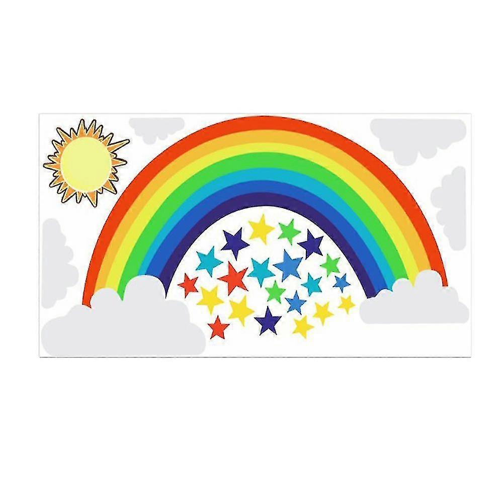 Rainbow Star Wall Kindergarten Wall Sticker