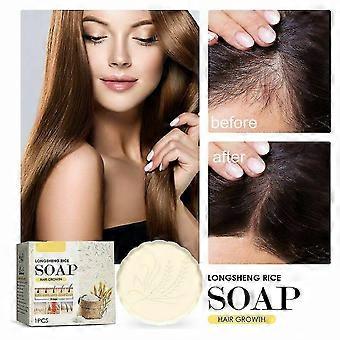 Reis Shampoo Bar Anti Haarausfall Nähren Trocken Beschädigtes Haar Reparatur Männer Frauen 108g