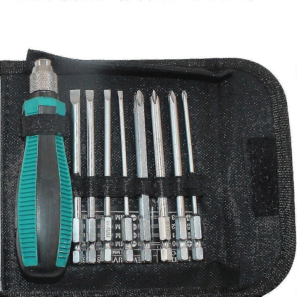 9pcs Household Hardware Screwdriver Tool Set Magnetic Slotted Cross Driver Bits