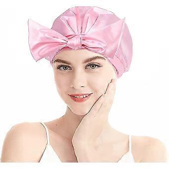 Shower Cap - Double Layers Waterproof Shower Caps Reusable Hair Cap Large