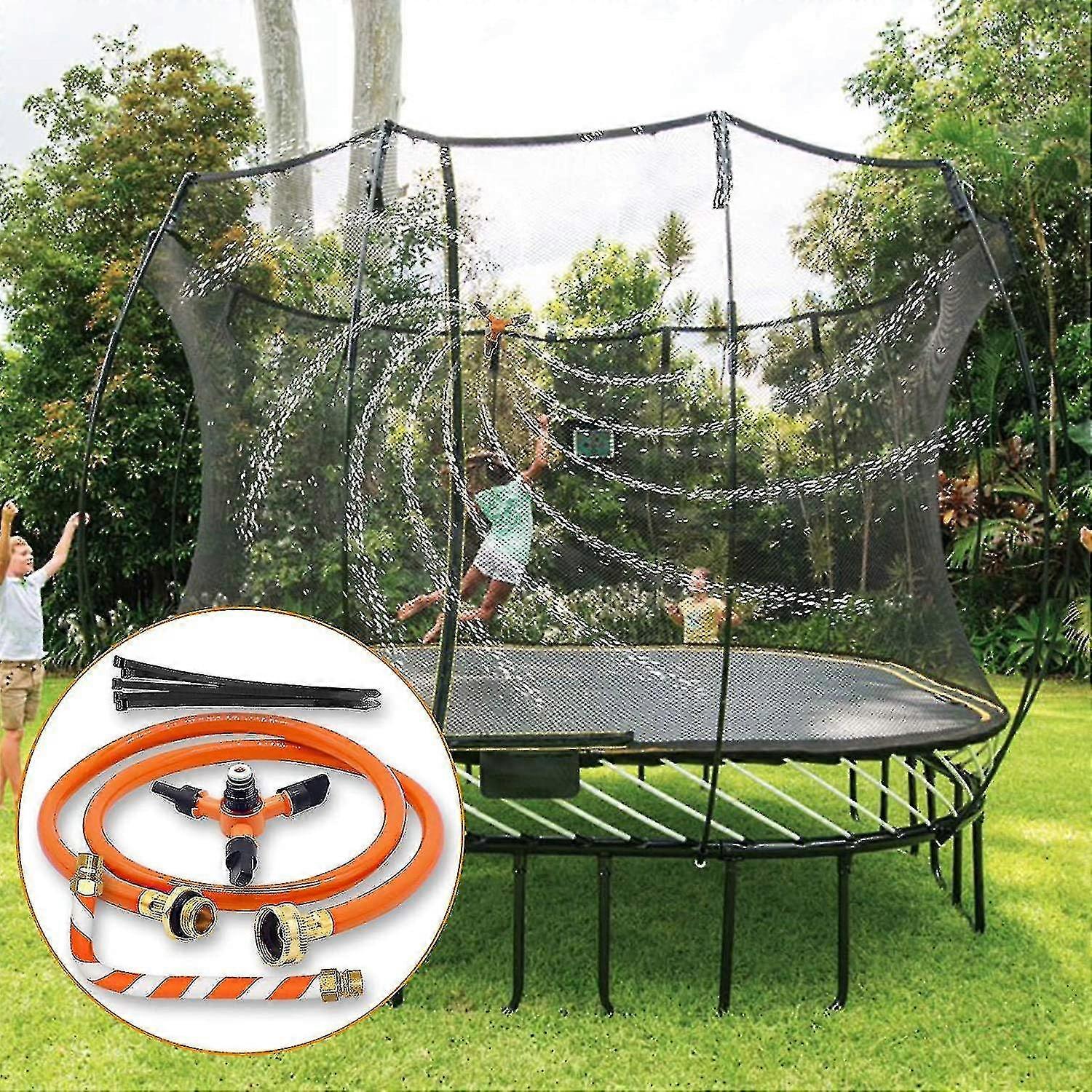 Irrigatore per trampolino per bambini, Accessori per irrigatori per divertimenti acquatici, Girevole