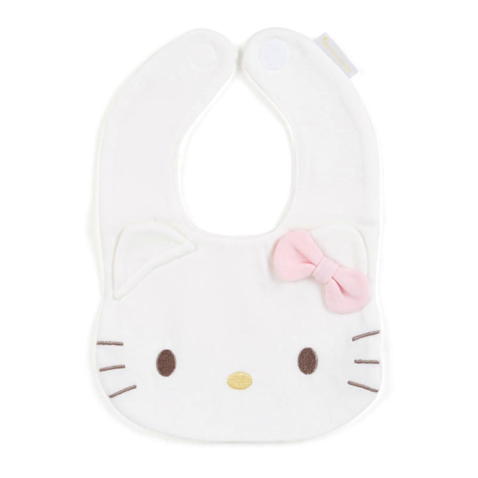 Baby Bibs Soft Cotton Cloth Cute Animal Patterns Good Water Absorption Infant Drool Bibs White