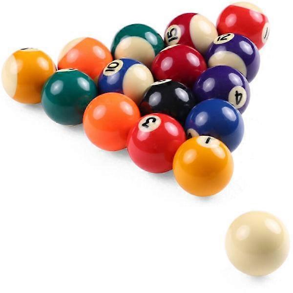 32MM Set for kids Complete set of small resin billiard balls