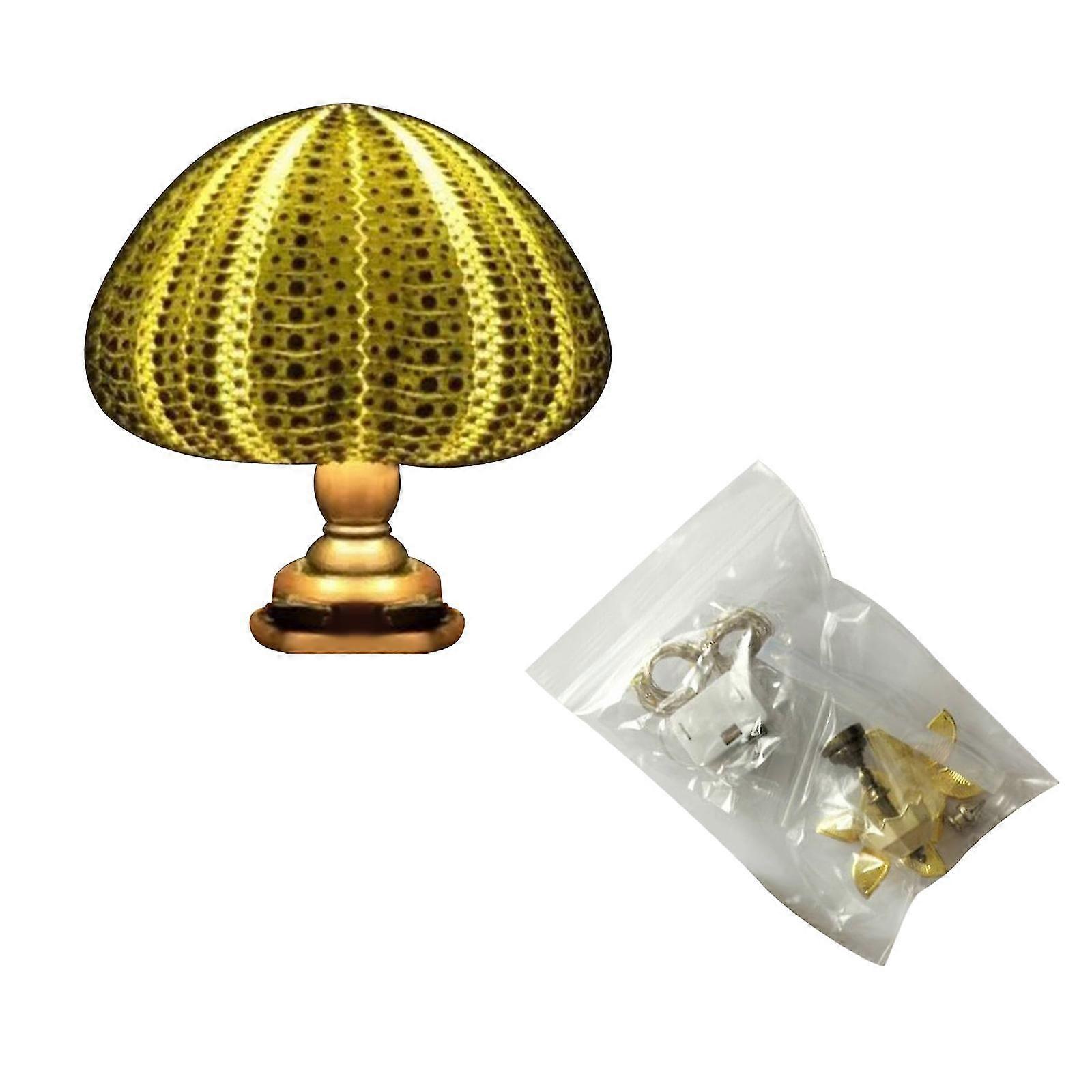 Mini Simulado Ouriço do Mar Concha Lâmpada Decorativa Estudo Quarto USB Luz Noturna