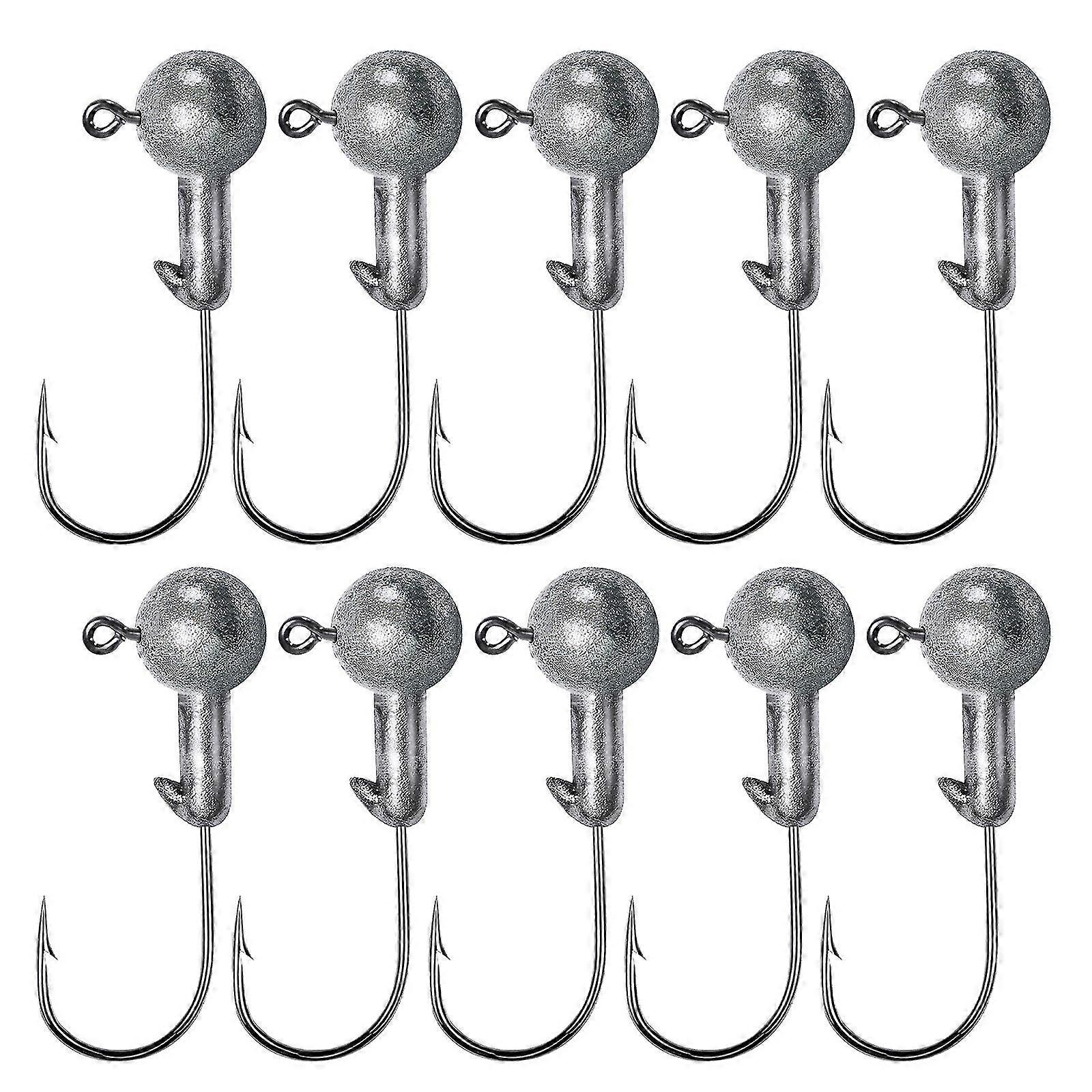 Lead Head Hook 1-10g For Fish Hooks And Soft Insects Hook For Fishing Fish Hooks