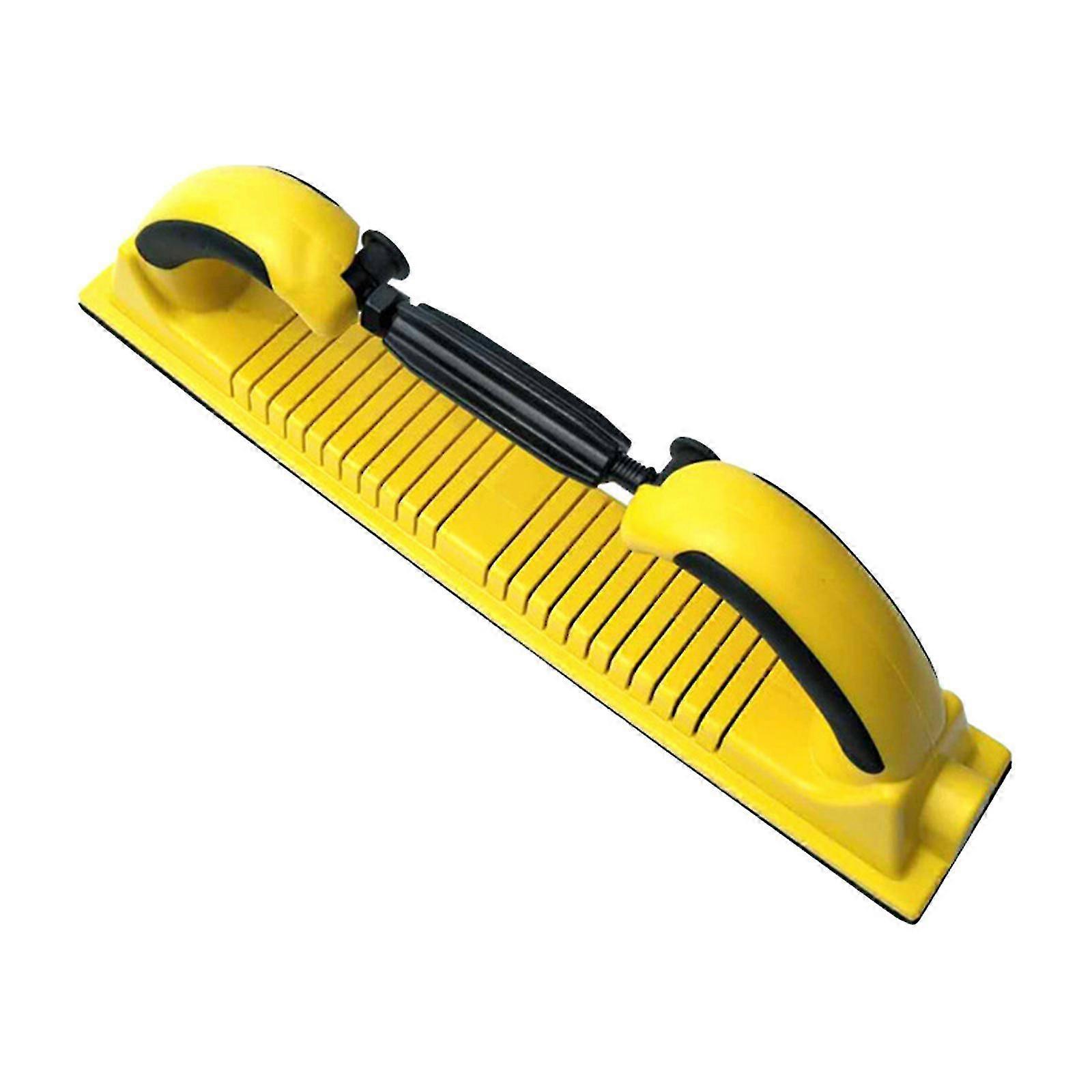 Adjustable Hand Sanding Block 70x400mm - Car Waxing, Woodworking Polishing, Wall Sanding, Body Repair Tool - Long Rectangular Shape