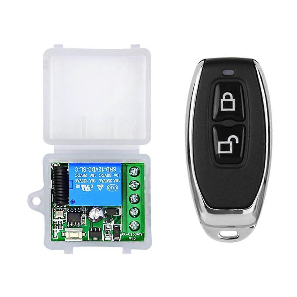 DC12V 10A Wireless Remote Switches 1CH Relays Module Receiver RF Transmitter