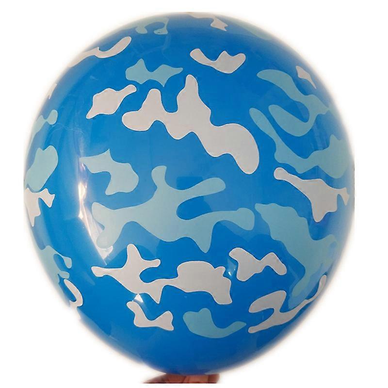50pcs Camouflage Balloons - 12" Latex Balloons Hunting Themed Party Military Celebrations