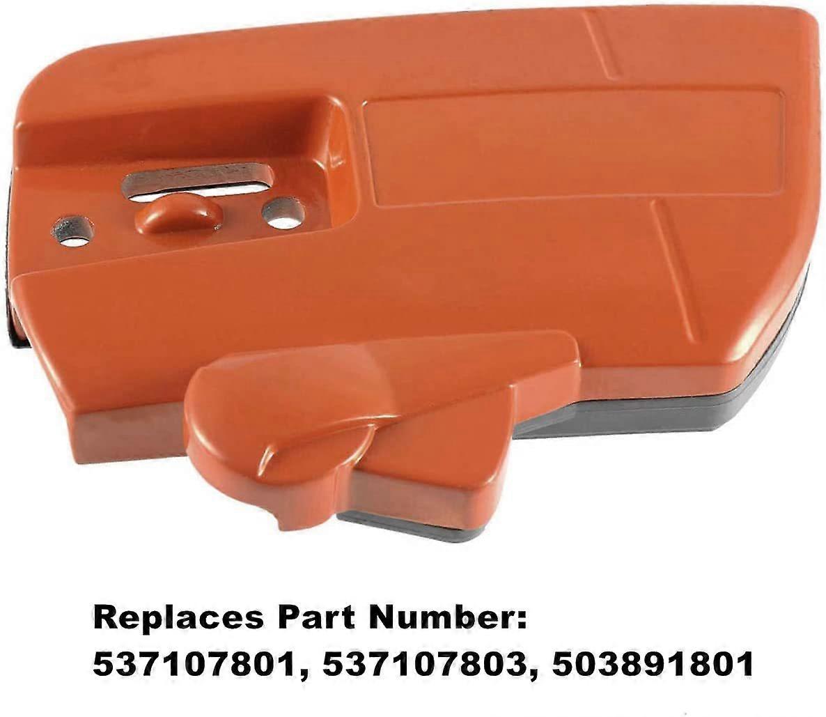 Husqvarna Huswarner Hus 340 345 350 غطاء مضاد للرقاقة غطاء جانبي ملحقات منشار سلسلة يربك الفرامل