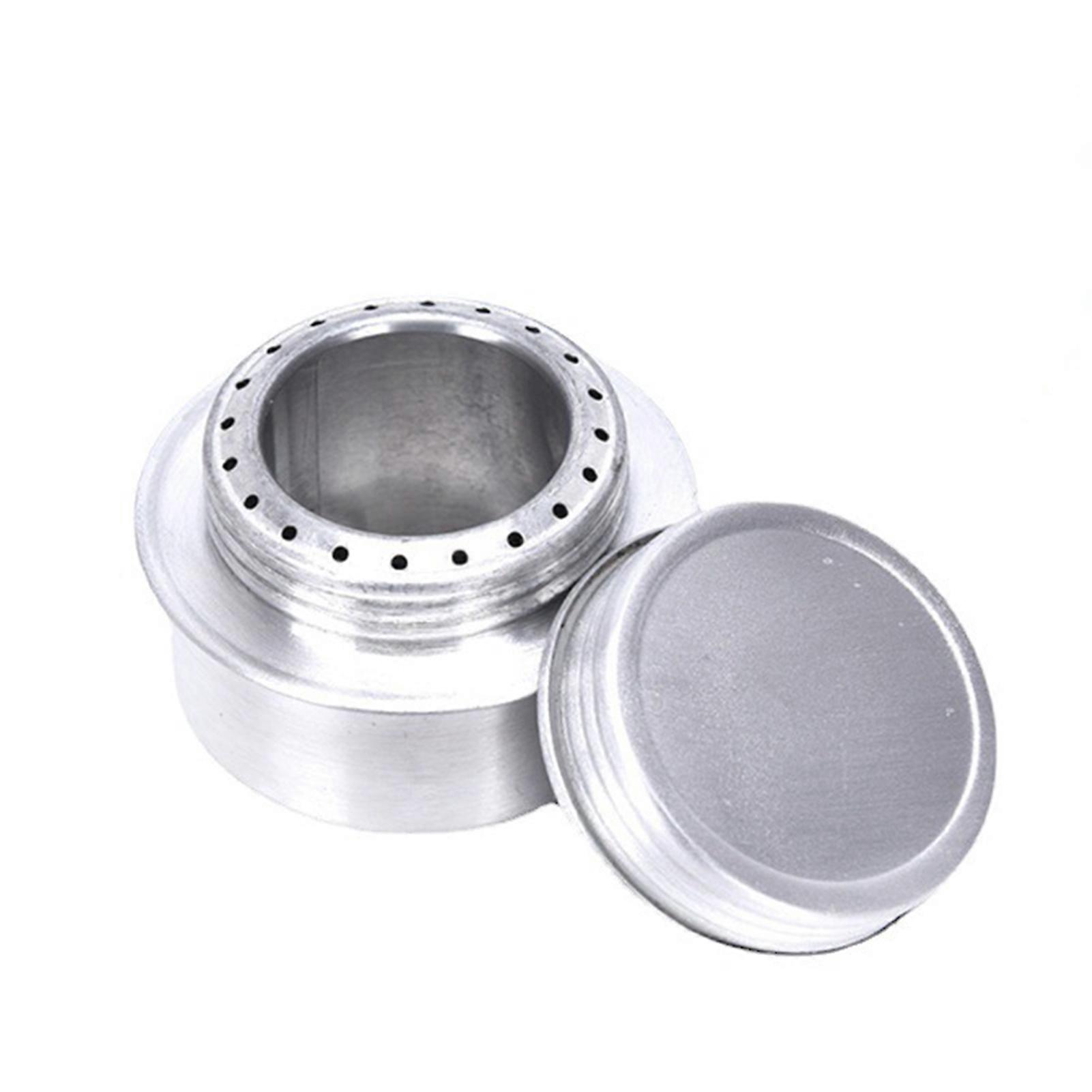 Kaesi アルコール炉軽量ポータブル頑丈な調理シルバーカラーアルミニウムアルコールストーブキャンプ用品