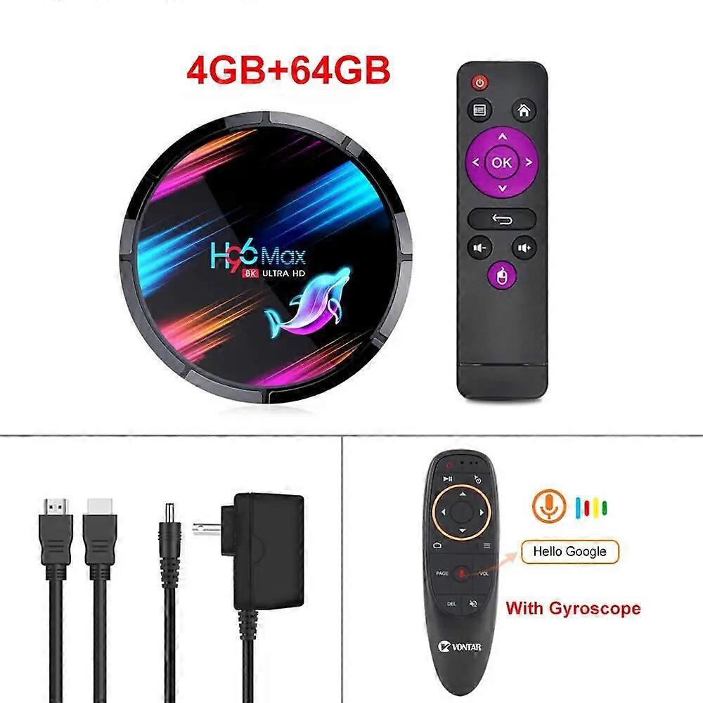 H96 MAX X3 Amlogic S905X3 Smart TV Box Android 9.0 8K Max 4GB RAM 64GB ROM Dual Wifi Media Player Set Top Box YouTube