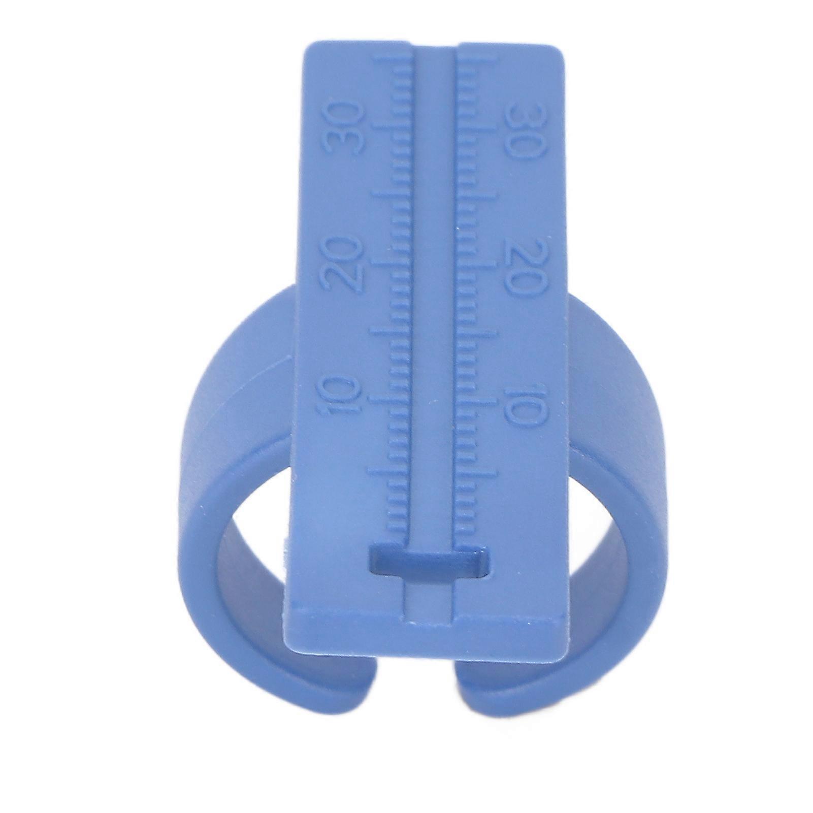 Endo Ruler Ring Plastic High Temperature Resistant Root Canal Dental Measuring Scale InstrumentBlue