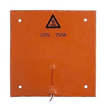 3d Printer Silicone Heated Bed Pad 310x310mm Heating Plate Mat 220v 750worange