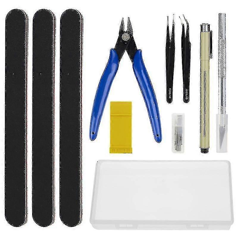9 Pieces Gundam Model Tools Kit Hobby Building Tools Craft Set Gundam Modeler