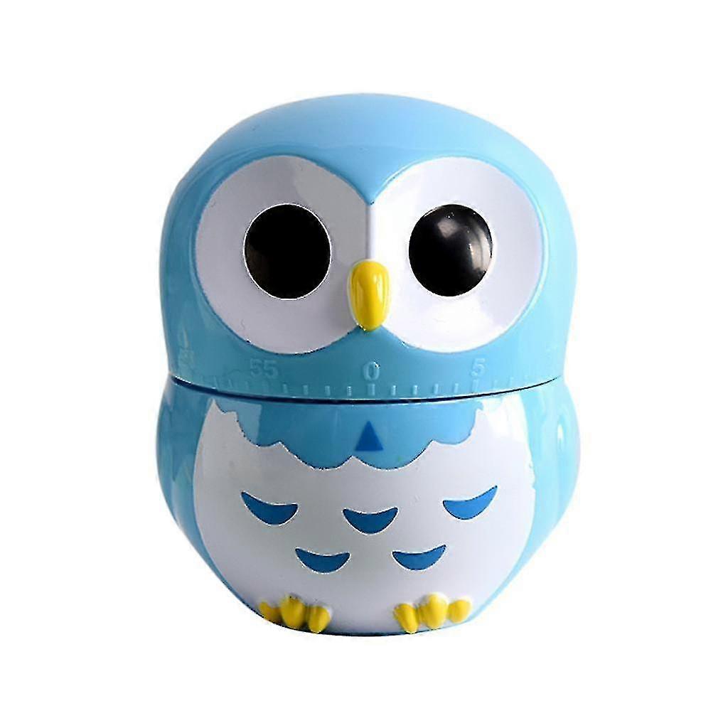 55 Minutes Kitchen Timer Alarm Mechanical Owl Shaped Timer