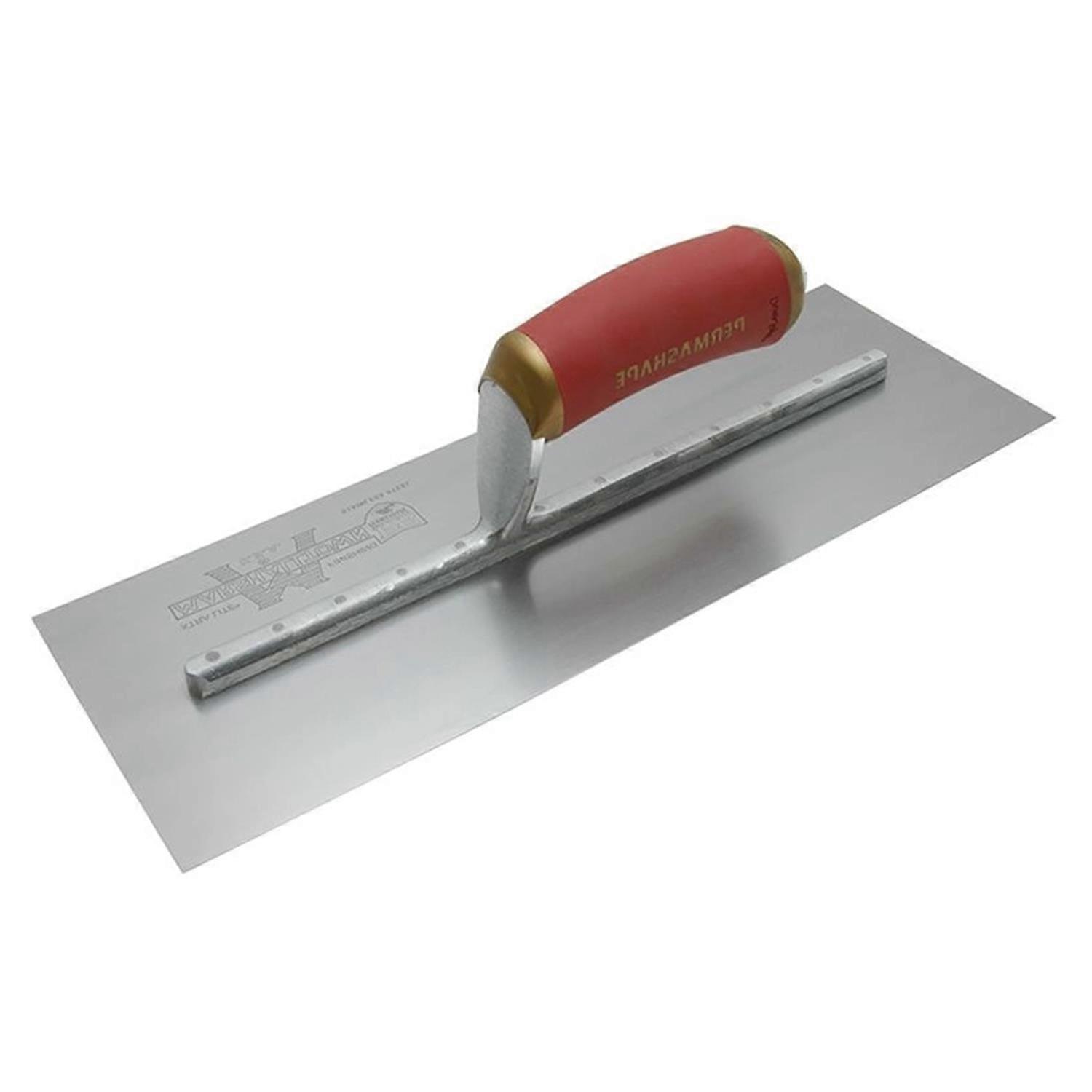 MPB815D Pre-Worn PermaShape Finishing Trowel DuraSoft Handle 18 x 5in