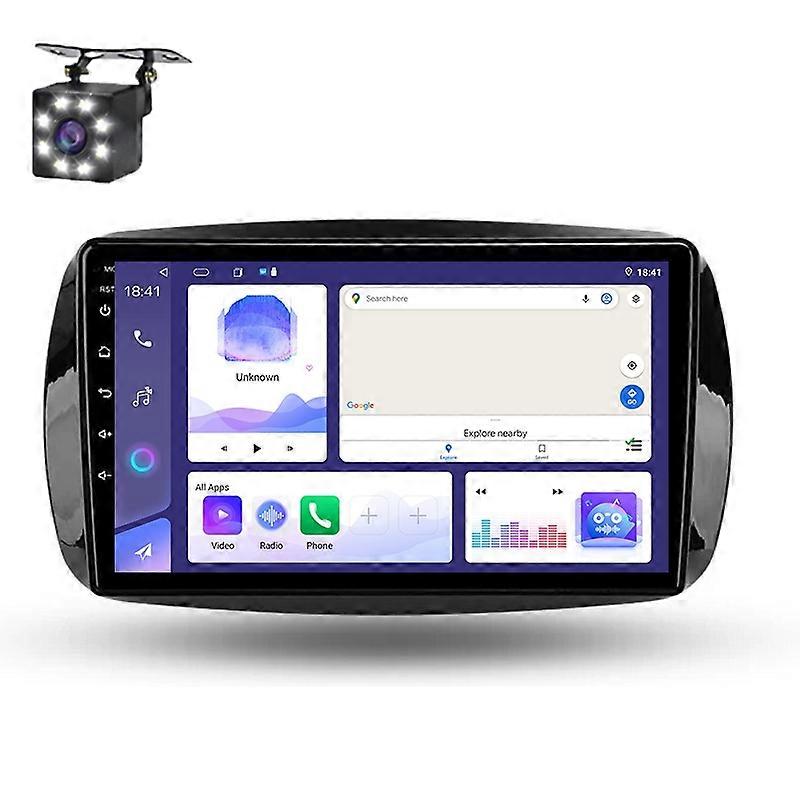 For Benz Smart Fortwo 3 C453 A453 2014-2020 Car Multimedia Video Player Carplay Navigation GPS