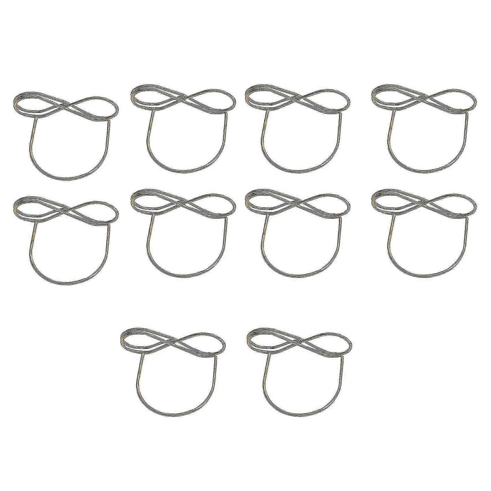 20pcs Table Numéro De Porte Supports Porte-Carte De Poste En Forme D’arc De Table Numéro De Porte Carte De Placement En Métal H-DF