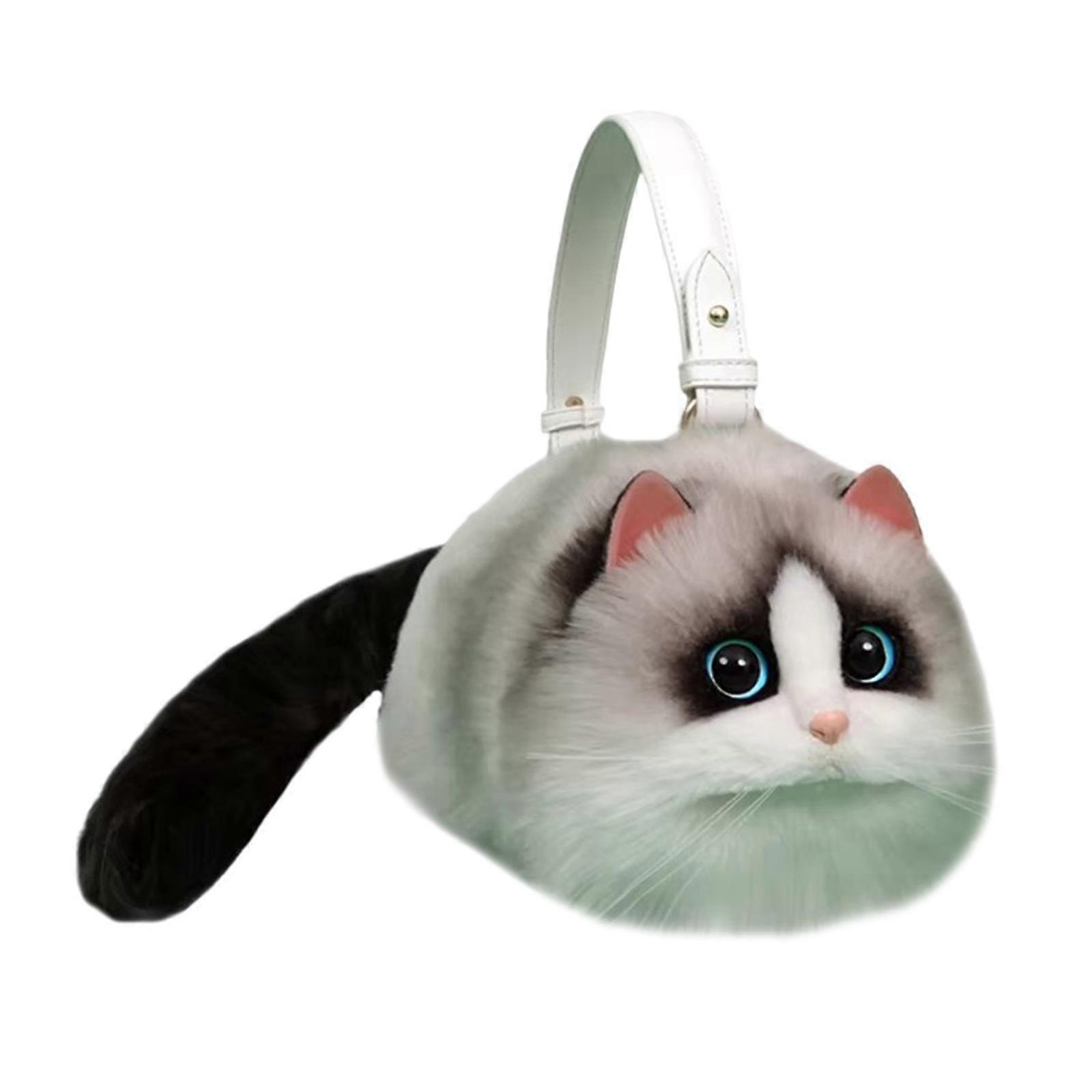 Cat Doll Bag for Women Portable Shoulder Bag for Birthday Gift Dating Events S