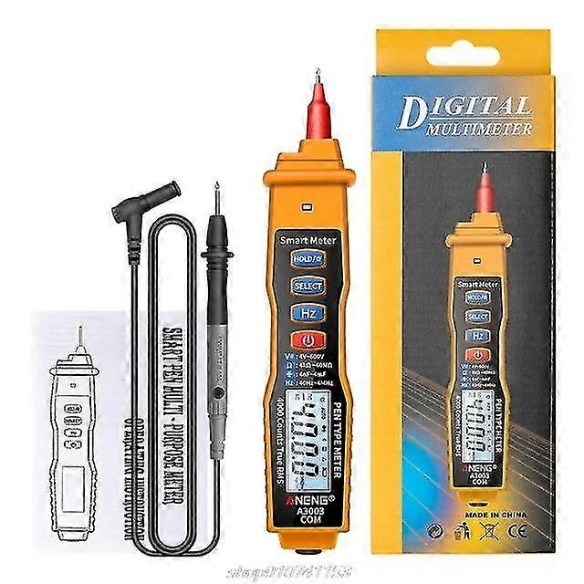 Digital Multimeter Non Contact Pen Type Meter 4000 Counts With Ac/Dc Voltage Resistance Capacitance Hz Tester M04 21 Dropship