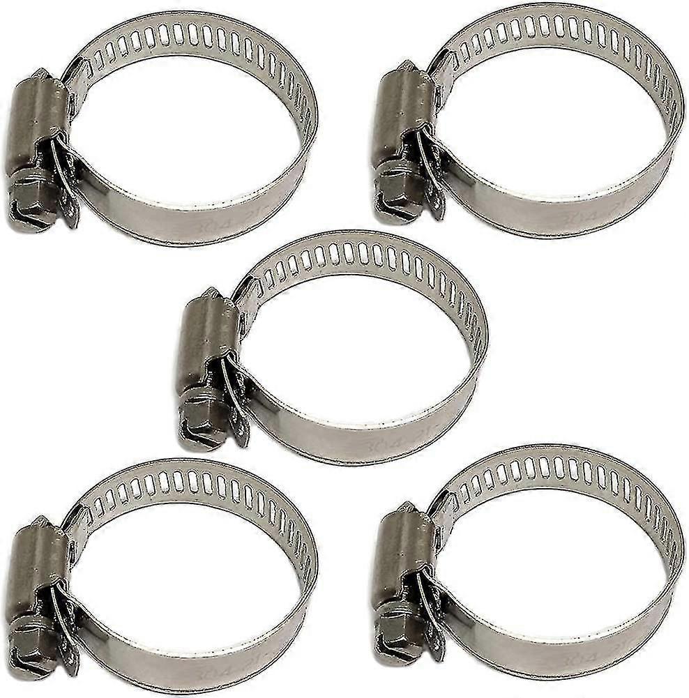 5-piece Hose Clamp In 304 Stainless Steel For Flexible Hose With An Outer
