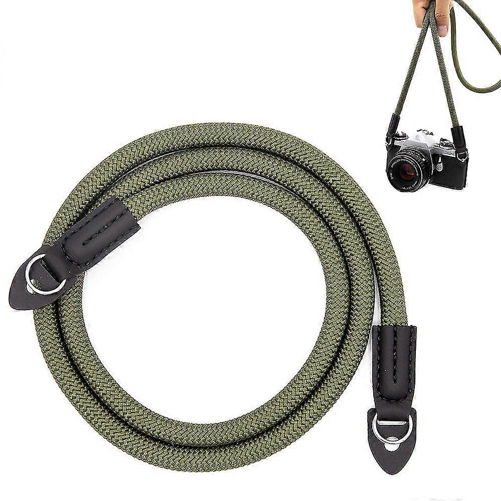 Camera Strap Vintage 105cm Nylon Climbing Rope Camera Neck Shoulder Strap For Micro Single And Dslr